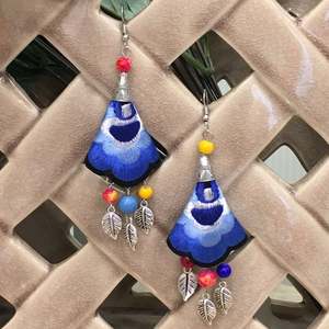 <b>Top</b> Selling Product Bead Embroidery Custom Multi-Beaded <b>Earrings</b> Women Festive Party Jewelry At Best Price Beaded <b>Earrings</b> - Product Image 2