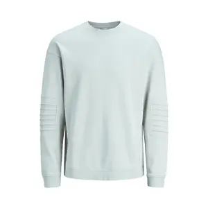 Sweat-Shirt col ras du cou pour homme, Sweat-Shirt uni en coton à manches longues, design personnalisé, 2023