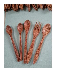 Juego de cuchara de madera tallada de Venta caliente Cuchara de cocina amigable con el medio ambiente del fabricante 99 Gold Data Vietnam - Product Image 1