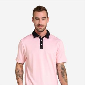 "Polo de golf para hombre con paneles de malla-Transpirable y fresco-Ideal para condiciones cálidas y húmedas" - Product Image 1