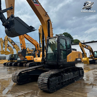 Excavatrice sur chenilles Sany SY235C de 24 tonnes, pelleuse moyenne avec moteur Isuzu 6BG1, d'occasion, pour travaux de terrassement et construction chinoise