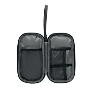 Bolsa de gestión de cables ALLTHERE RPET sostenible para organizar dispositivos - Product Image 4