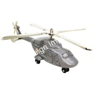 Modelos de aeronaves indianas de venda quente, helicóptero decorativo em alumínio fundido ALH Dhruv, modelo com revestimento cinza e tamanhos personalizados