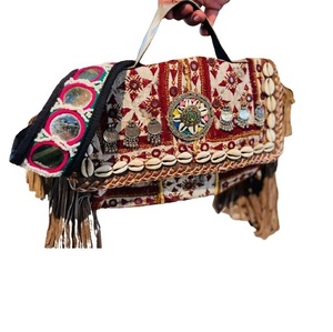 Bolso de hombro indio hecho a mano para mujer, bolso de noche de compras bohemio, bolsos Banjara, bolso de mano de fiesta bordado Vintage de lujo personalizado - Product Image 5