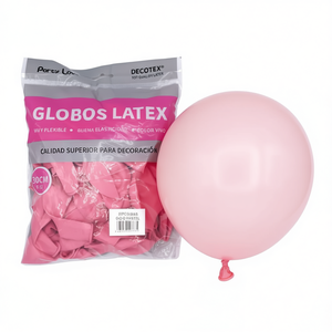 Decotex Latex Balloons 30cm <b>Pastel</b> Pink 50pcs <b>Bag</b> <b>Party</b> Decoration - Product Image 2