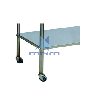 Chariot à instruments, design unique, acier inoxydable, lavage des mains, avec chariot à double placage, chariot d'hôpital - Product Image 3