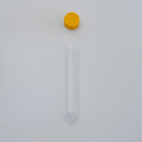 Kit de Tubos de Ensayo de Plástico de 8 ml con Tapa de Rosca, Centrífuga, Estériles, para Recolección y Transporte de Muestras en Laboratorios Clínicos