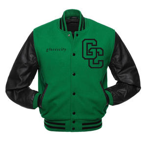 GANTS City Custom Chenille Embroidery Patchwork Long Sleeve Varsity Jacket For Man High Street Loose Baseball Man Jacket - Product Image 2