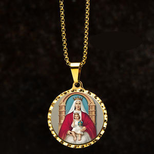 विशाल कैथोलिक हमारी महिला कुंवारी, कॉर्मोटो हार की महिला कुंवारी डी कोरोमोटो छवि विनीला हार उपहार - Product Image 3