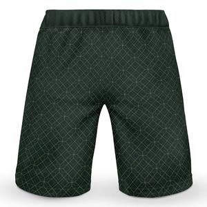 Pantalones cortos informales con estampado de logotipo personalizado para hombre, pantalones cortos de tela de lona transpirable de Color sólido, servicio OEM - Product Image 2