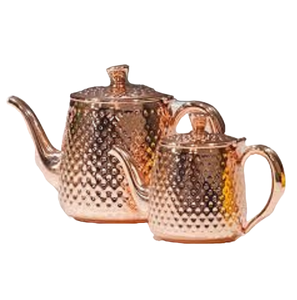 Hammered Finishing Top Selling Pure Copper Tea <b>Kettle</b> With Insulated Handle Premium Look Embossed Design Drinkware Utility Items - Product Image 2