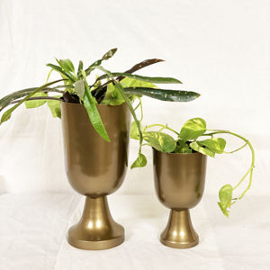 Jarrón de Flores de Metal de Diseño Tradicional Hecho a Mano para Decoración del Hogar - Product Image 3