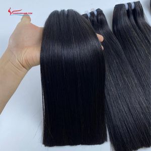 El precio más barato 100% extensiones de cabello de trama recta de hueso paquete vietnamita Vietnam Super doble cabello sin enredos - Product Image 6