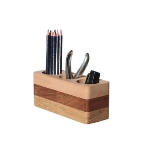 Organizador de escritorio personalizado, portalápices de madera, estuches de lápices para mesa de oficina, contenedor de almacenamiento, uso de caja - Product Image 6