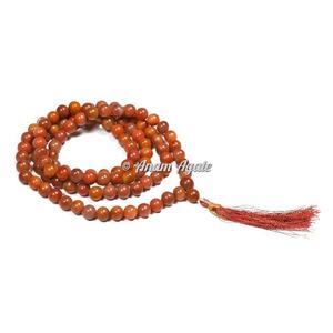 Véritable pierre précieuse de cornaline rouge Jap Mala Cornaline | Perles de cristal en gros pour bijoux bracelet de la boutique en ligne - Product Image 5