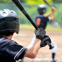 Guantes de bateo de béisbol de cuero personalizables de alta calidad Posición cómoda en el campo con diseño y logotipo-Venta al por mayor
