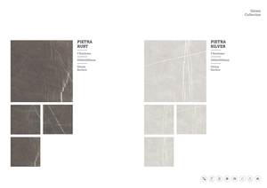 Carreaux en porcelaine de collection brillante 1000x1000 | Carreaux de sol muraux haut de gamme grand format 100x100 | Qualité d'exportation élégante et durable - Product Image 4