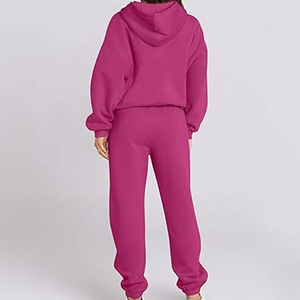 ชุดออกกำลังกายมีฮู้ด2ชิ้นสำหรับฟิตเนสชุดออกกำลังกายยิมฟิตเนสมีฮู้ด - Product Image 3