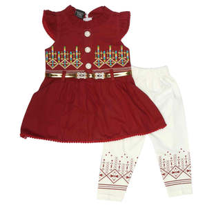 Girls Suits- Maroon - Product Image 2