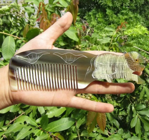หวีฮอร์นมือสำเร็จรูปพร้อมพื้นผิวที่เพรียวบางสำหรับใช้ในร้านตัดผมและบ้าน - Product Image 5