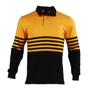 เสื้อรักบี้สำหรับฝึกซ้อมพร้อมชุดผ้าระบายอากาศน้ำหนักเบาแขนทรงหลวมและตัวเลือกการออกแบบที่กำหนดเองสำหรับคลับ - Product Image 1