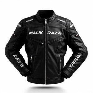 Veste d'équitation de moto en cuir de vachette robuste | Protection approuvée CE | Style motard classique pour la vente en gros - Product Image 4