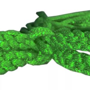 Auténticas Bandas de Muay Thai de Seda Tailandesa Verde de Alta Calidad, 100% Poliéster y Algodón, con Flecos - Product Image 5