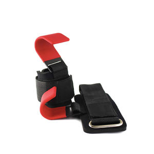 Poignées de gymnastique d'entraînement de forme physique en néoprène promotionnelles crochets d'haltérophilie robustes avec support de poignet - Product Image 6