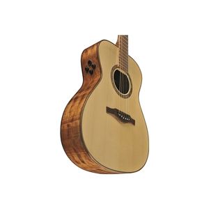 EKO GUITARS- Infinito 018 Eq Made in Italy Guitarras acústicas Tapa de abeto alpino Diapasón de nogal nacional Guitarra hecha a mano - Product Image 4