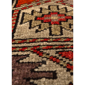 Aalam Classic Persian <b>Wool</b> Rugs Beige & <b>Brown</b> Geometric Flat Weave Soft Jute for Teens' Home Use-Paem-1250 Carpet - Product Image 3