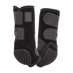 Bottes antidérapantes pour jambes de cheval, protection flexible des tendons et des jarrets, sangles Velcro sécurisées, entraînement et équitation - Product Image 2