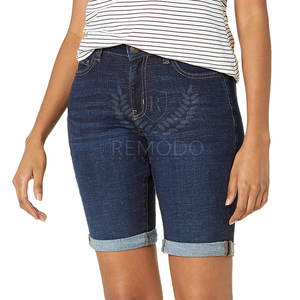 Pantalones cortos de jeans para uso al aire libre, pantalones cortos de jeans para Entrenamiento para mujeres, ropa deportiva personalizada, pantalones cortos de jeans para mujeres - Product Image 2