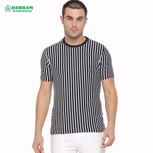 Camiseta de la mejor calidad, Camiseta holgada en blanco para hombre, camiseta de 100% algodón, Camiseta de cuello redondo Regular con logotipo personalizado de 180gsm para hombre - Product Image 2