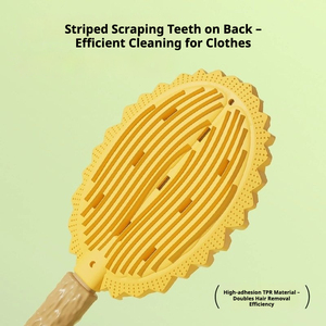 Peigne de massage 3D en TPE pour animaux de compagnie avec poignée ergonomique pour perte et brossage des chats et des chiens - Product Image 4