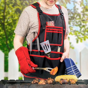 ใช้ได้ทั้งชายและหญิงผ้ากันเปื้อนสำหรับงานสวนแบบมีห่วงปรับได้พร้อมกระเป๋าใส่เทปวัดกันน้ำอเนกประสงค์สำหรับทำความสะอาด - Product Image 6