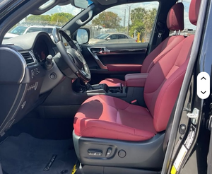 Vente rapide L E X U S GX 460 Conduite à gauche Luxe Noir avec intérieur bordeaux 1-25000 milles - Product Image 2