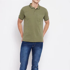 Polo en coton pur en gros, polos unisexes pour hommes, polos en coton avec logo personnalisé, polos de haute qualité, design confortable, parfait - Product Image 4