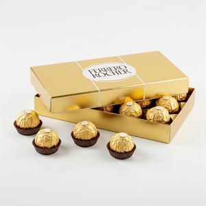Vente en gros d'authentiques boules de chocolat et de noisettes Ferrero Rocher dans un emballage élégant pour événements, vente au détail et cadeaux - Product Image 4