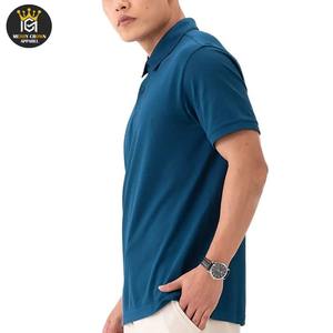 Polos de manga corta para hombre de alta calidad, diseño de ropa OEM personalizable, camisetas lisas transpirables de secado rápido - Product Image 3