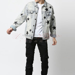 Veste en Jean en coton pour homme, vêtement tendance, meilleure vente, quantité minimale de commande - Product Image 6