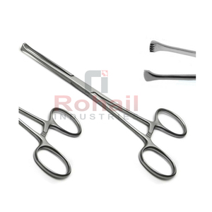 Pinces à tissu en acier inoxydable, bas prix, droites, fabriquées en usine - Product Image 2