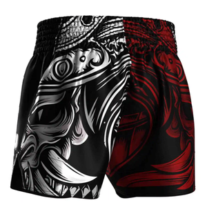 กางเกงขาสั้น MMA แบบออกแบบได้ตามต้องการสำหรับฝึกซ้อมมวยไทยและชกมวยแบบซับลิเมชัน - Product Image 4