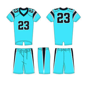 Uniforme de Fútbol Americano Resistente y Ligero, Transpirable, de Manga Corta, Diseñado para Uso Deportivo - Product Image 1