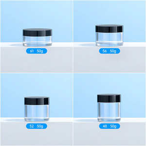 Vente chaude : Pot en plastique pour animaux de compagnie à paroi épaisse, avec couvercle, brosse et estampage à chaud, couvercles noirs, pots en plastique ambrés - Product Image 5