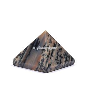 Proveedor de pirámide de ágata negra de cuarzo transparente de alta venta | Pirámide de ágata negra de cuarzo transparente de alta calidad en línea - Product Image 3