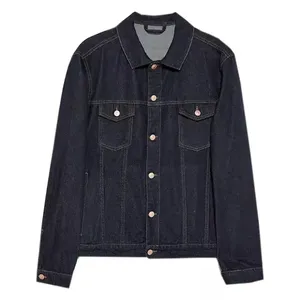 Veste en jean décontractée pour homme, brodée, lourde, automne-hiver, style tendance, nouvelle collection, vente chaude de la saison, confortable - Product Image 4