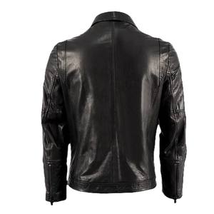 WholeSale OEM Custom High Quality Custom Manufacturer <b>Long</b> Leather Bomber <b>Jacket</b> for <b>Men</b> Premium Quality cross zipper <b>jackets</b> - Product Image 3