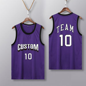 Maillots de basket-ball personnalisés pas cher vêtements de basket-ball par sublimation personnalisés maillot de basket-ball respirant à séchage rapide fabriqué en usine - Product Image 3