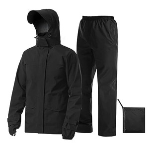Chaqueta de lluvia larga de invierno de diseño personalizado para hombres High Street Style Tallas grandes Poliéster suave Patrón con capucha Chaquetas de lluvia para hombres - Product Image 2