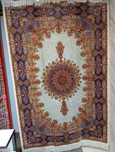 Tapis oriental en soie persane fait main, tapis de décoration intérieure de luxe, noué à la main, design traditionnel pour hôtels et maisons de luxe - Product Image 2
